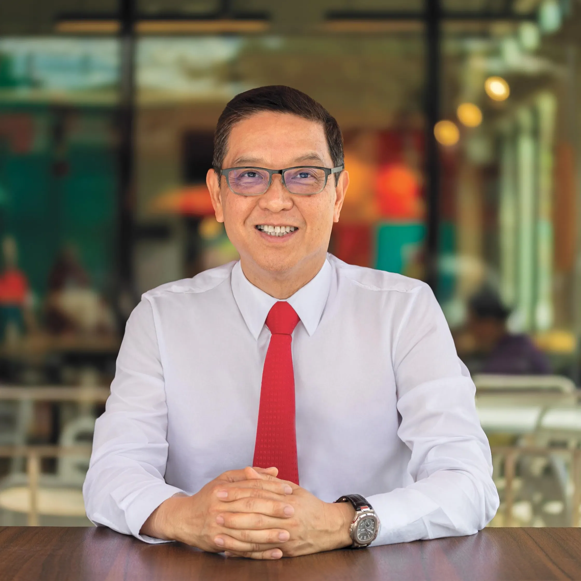 Ernesto Tanmantiong president and CEO of Jollibee Foods